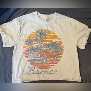 Altar’d state Bronco crop top t-shirt